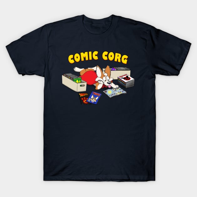 Comic Corg T-Shirt by ProfessorThorgi